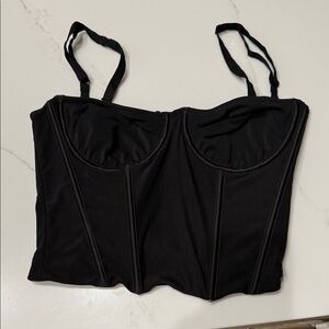 La Hearts Elegant Black Top